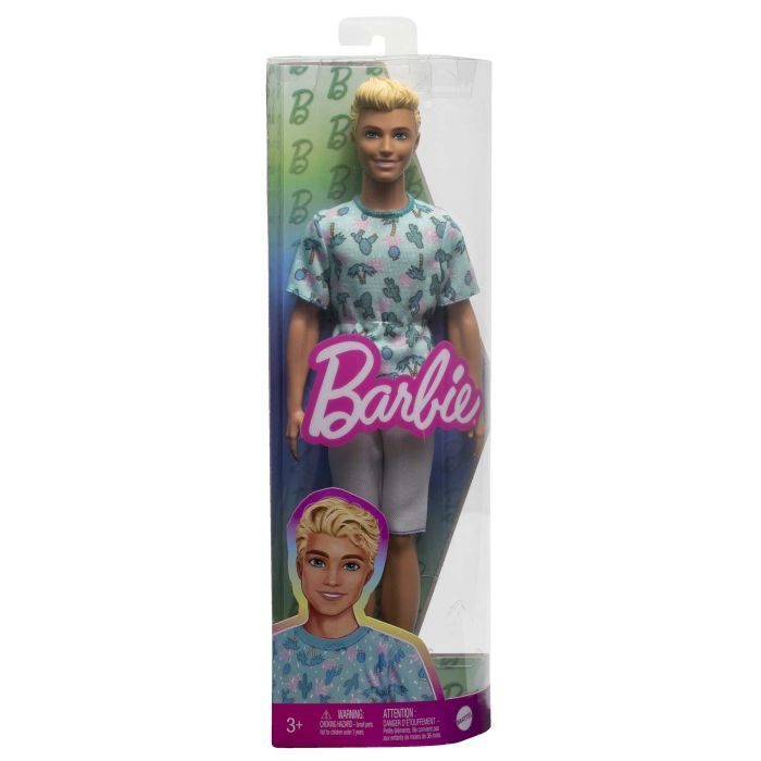 Кукла Barbie Fashionistas Кен у футболці з кактусами Фото 4