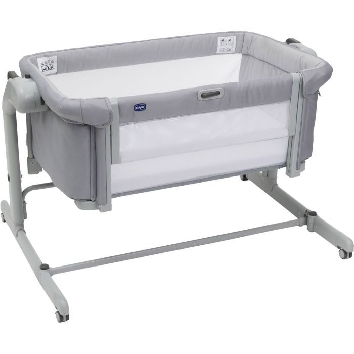 Кроватка Chicco Next2Me Magic Evo light gray Фото
