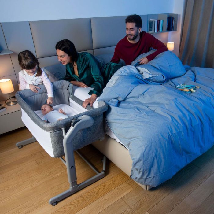 Кроватка Chicco Next2Me Magic Evo light gray Фото 6