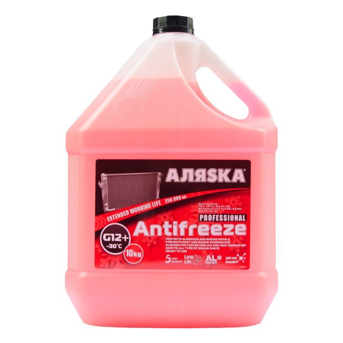 Антифриз Аляsка -30 G12+ червоний 10л Фото