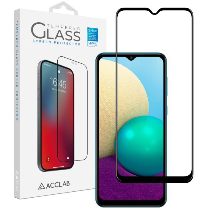 Стекло защитное ACCLAB Full Glue Samsung A02 Фото