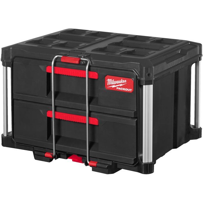 Ящик для инструментов Milwaukee PACKOUT з 2-ма висувними відсіками Фото