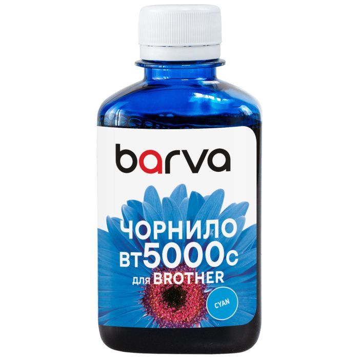 Чернила Barva Brother BT5000 180 мл C Фото