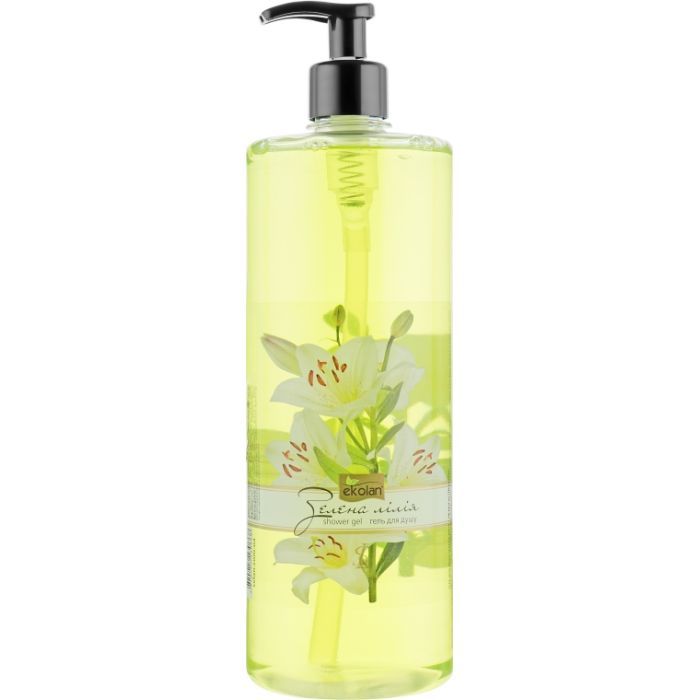 Гель для душа Ekolan Зеленая лилия 1000 мл Фото