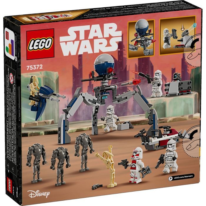 Конструктор LEGO Star Wars Клони-піхотинці й Бойовий дроїд. Бойовий Фото 5