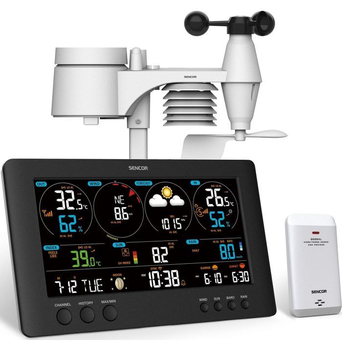 Метеостанция Sencor SWS12500WIFI Фото