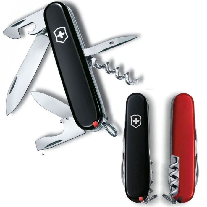 Нож Victorinox Spartan Ukraine 91 мм Чорно-червоний Фото