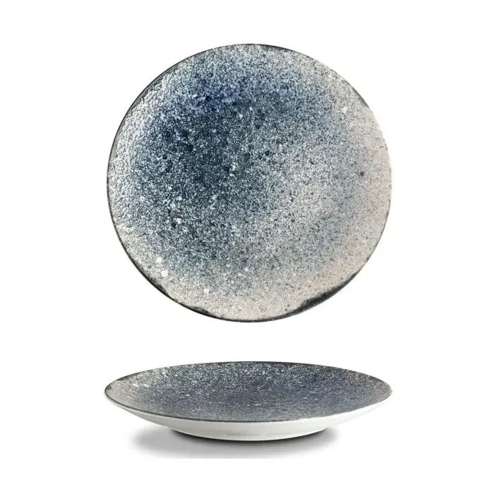 Тарелка G.Benedikt Isabelle Rustic кругла 21 см Navy Blue Фото