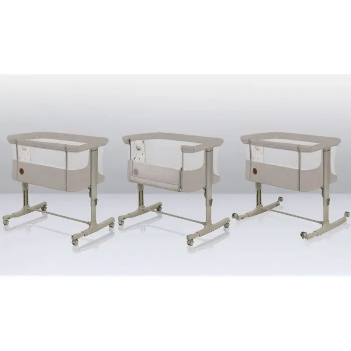 Кроватка Lionelo приставне Aurora Beige Sand Фото 4