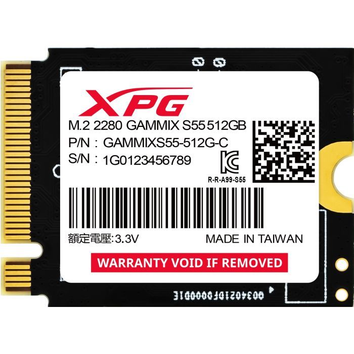 Накопитель SSD ADATA M.2 2230 512GB GAMMIX S55 Фото