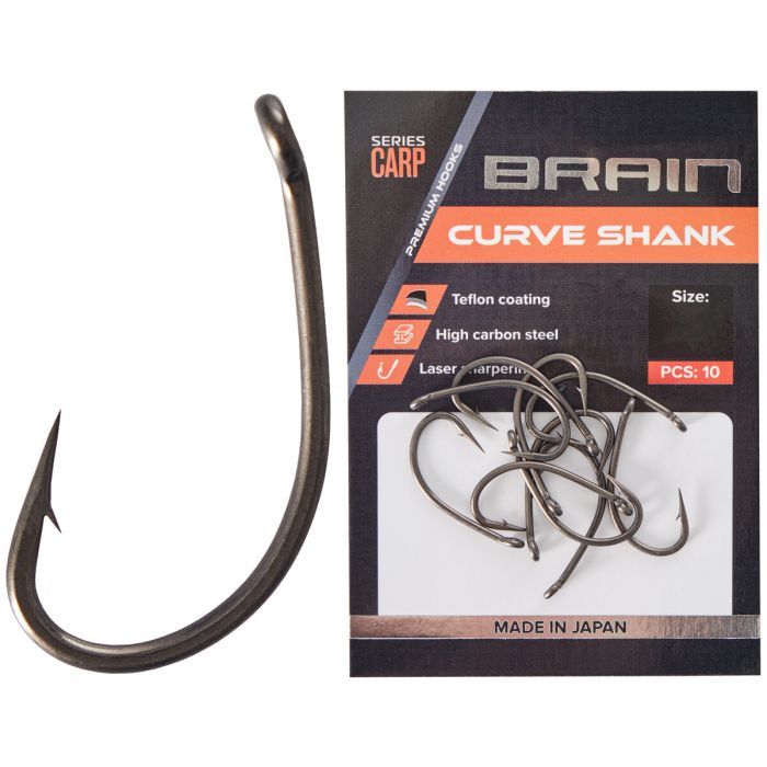 Крючок Brain Curve Shank 2 (10 шт/уп) Фото