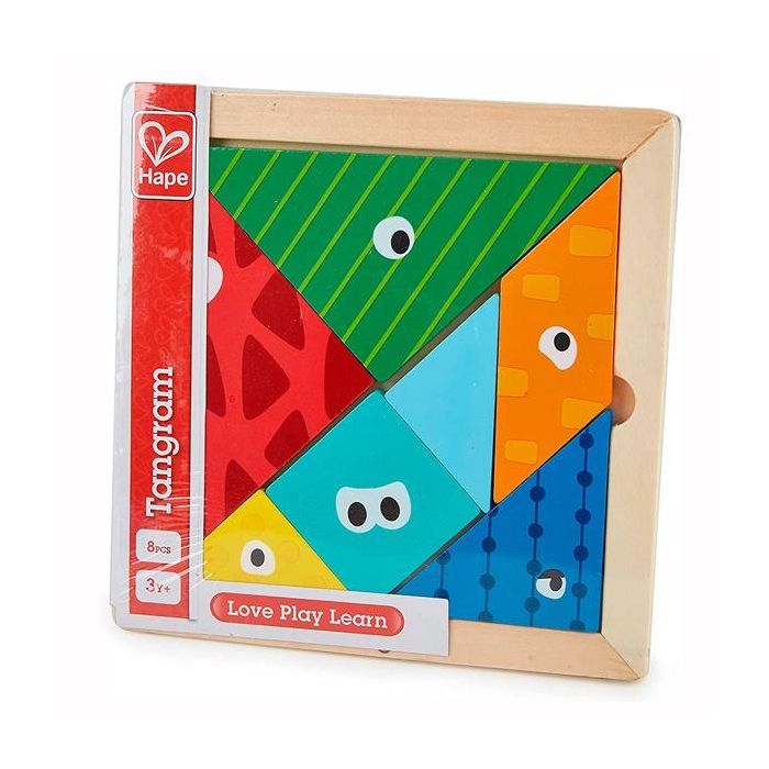 Головоломка Hape Деревянный танграм Фото