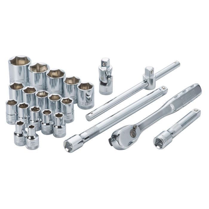 Набор торцевых головок DeWALT 1/2", 22 шт. Фото