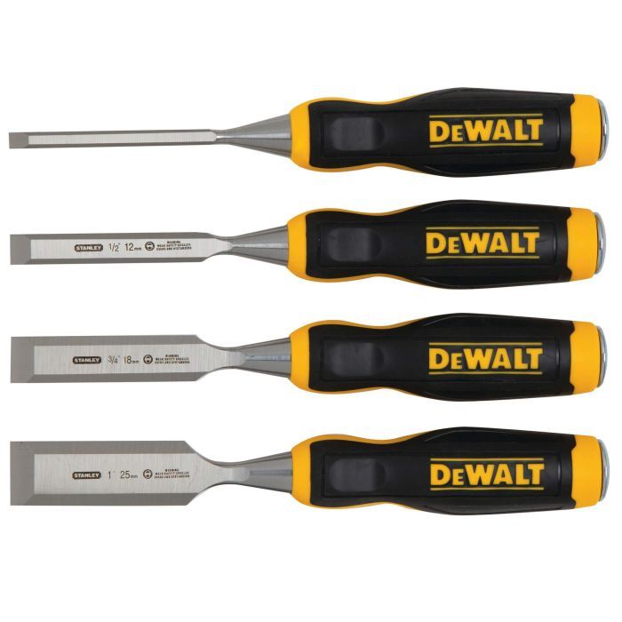 Стамеска DeWALT 4 шт 6,12,18,25 мм. Фото