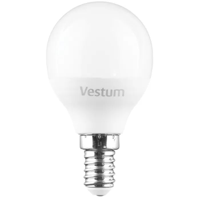 Лампочка Vestum G45 6W 3000K 220V E14 Фото