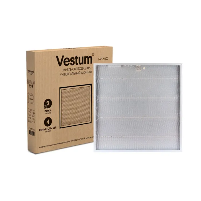 Светильник Vestum LED PRISMA 36W 600x600 6500K 220V Фото