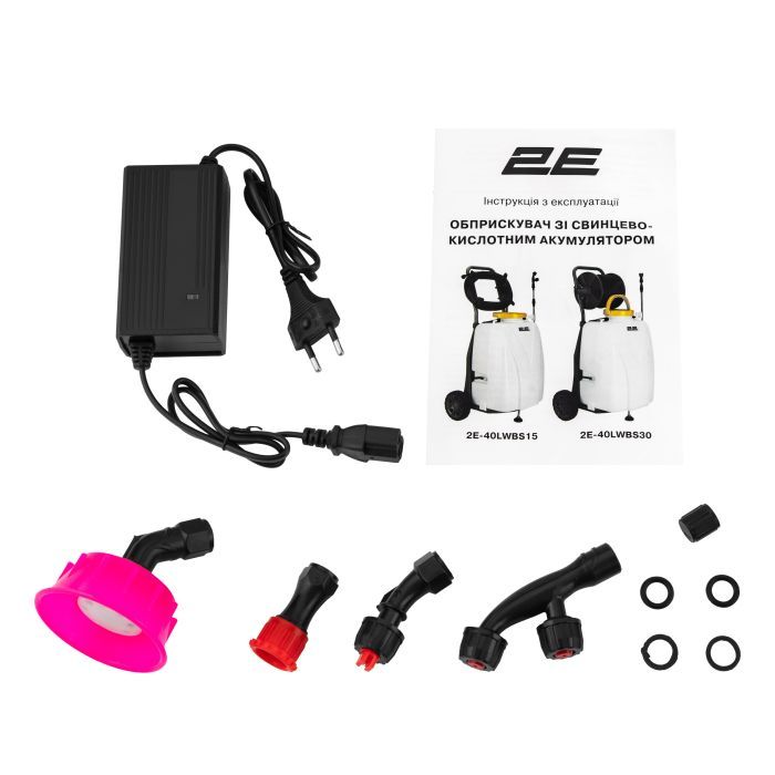 Опрыскиватель 2E AquaSpray 40LR 40л, 12В, 1х12Ah, 7бар, 2.9л/хв, шл Фото 10