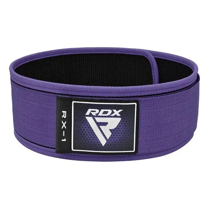 Атлетический пояс RDX RX1 Weight Lifting Belt Purple XS Фото