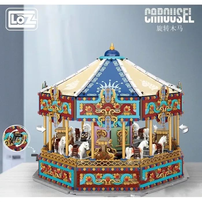 Конструктор LOZ mini Веселая карусель без фигурок Фото