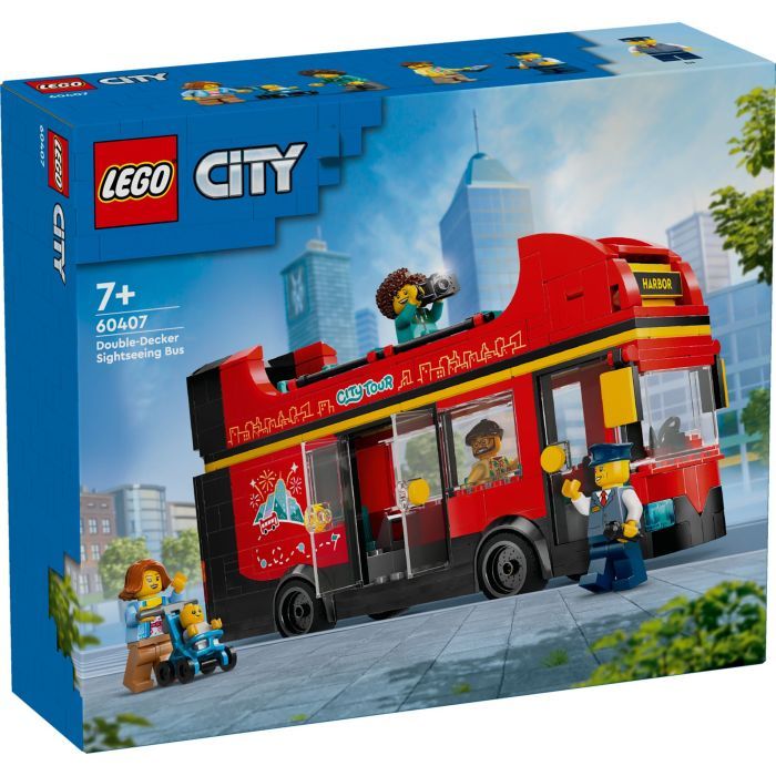 Конструктор LEGO City Красный двухэтажный экскурсионный автобус Фото