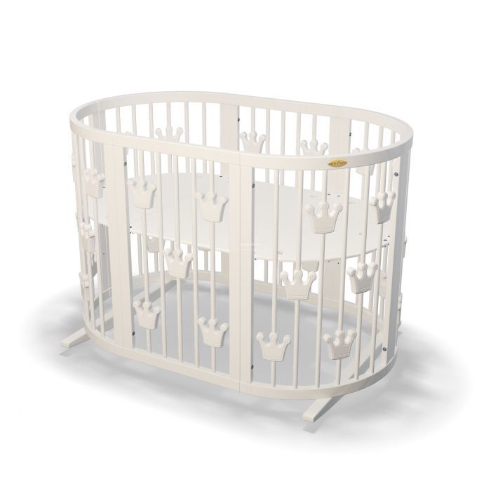Кроватка Ingvart трансформер Smart Bed Round (72х72, 72х120, 72х168 Фото