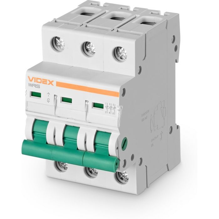 Выключатель нагрузки Videx 3п 63А VF-RS-VN363 RESIST Фото