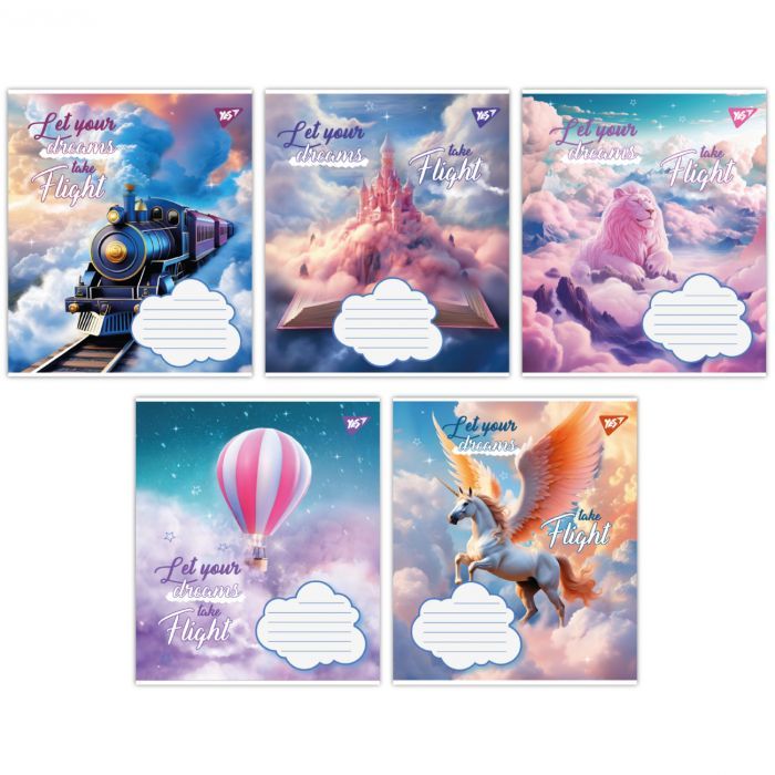 Тетрадь Yes Let your dreams 18 листов клетка Фото