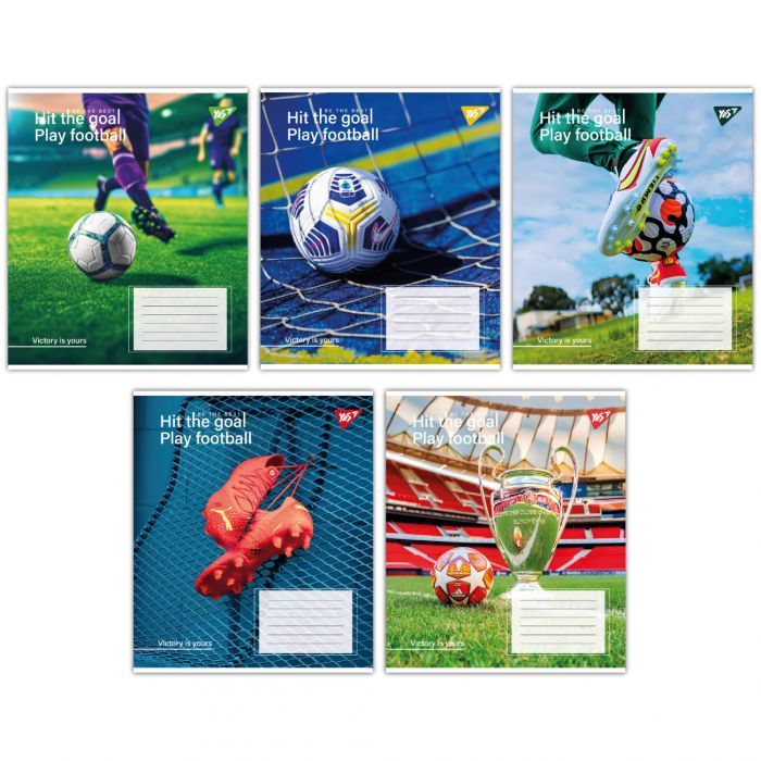 Тетрадь Yes Hit the goal 96 аркушів лінія Фото