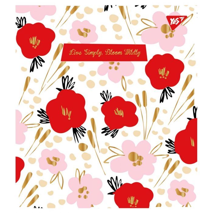 Тетрадь Yes А5 Wild Bloom 18 листов клетка Фото