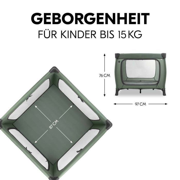 Детский манеж Hauck Sleep N Play SQ Dark Green Фото 8