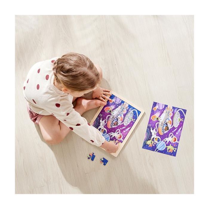 Пазл Hape Пришельцы с раскраской Фото