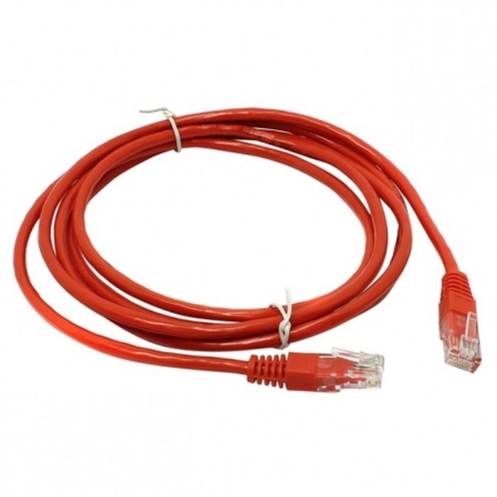 Патч-корд Kingda 1м, UTP, cat.5e, CU, 24AWG, red Фото