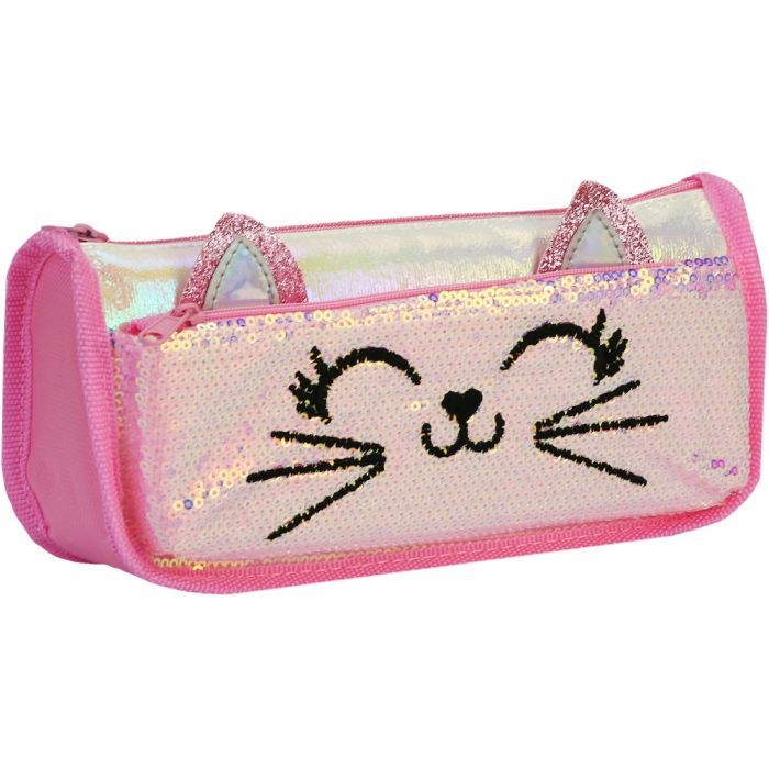 Пенал Cool For School 2 отделения С блестками Фото