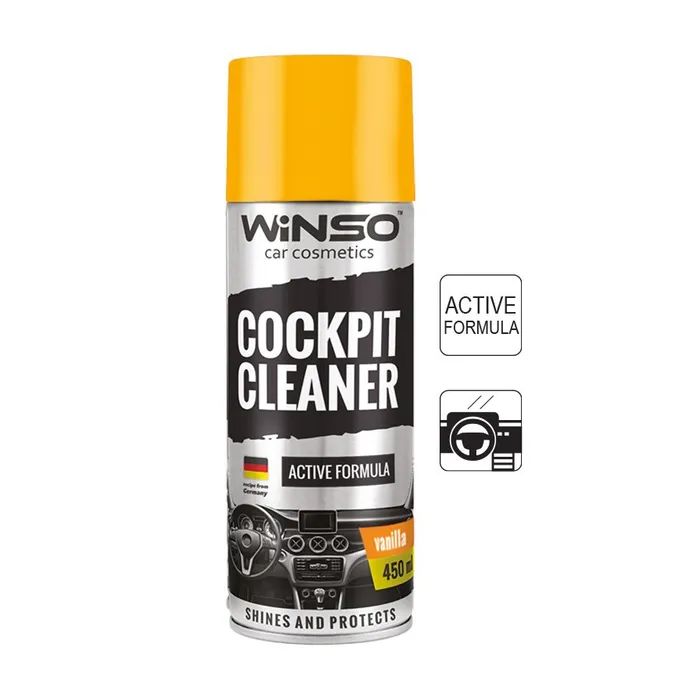 Автополироль WINSO Cockpit Cleaner ваніль 450ml Фото