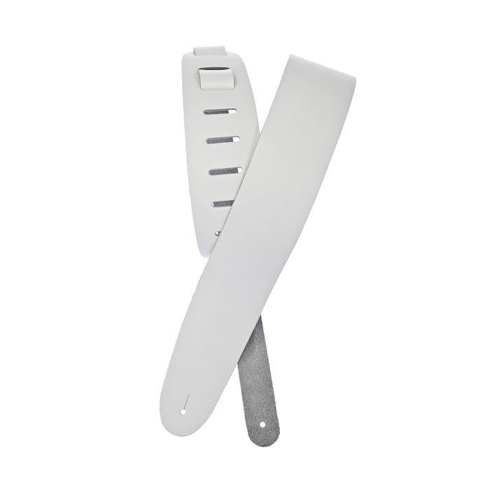 Ремень для гитары D'Addario Basic Leather Strap White Фото