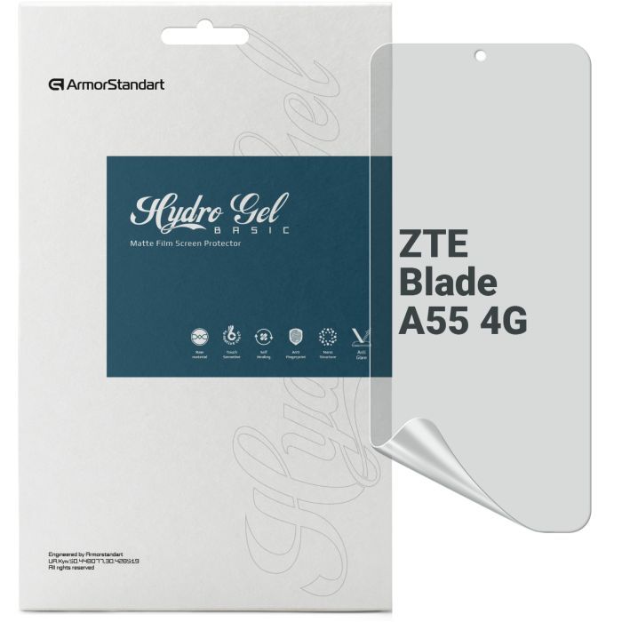 Пленка защитная Armorstandart Matte ZTE Blade A55 4G Фото