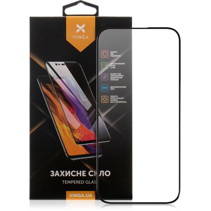Стекло защитное Vinga Apple iPhone 16 Фото
