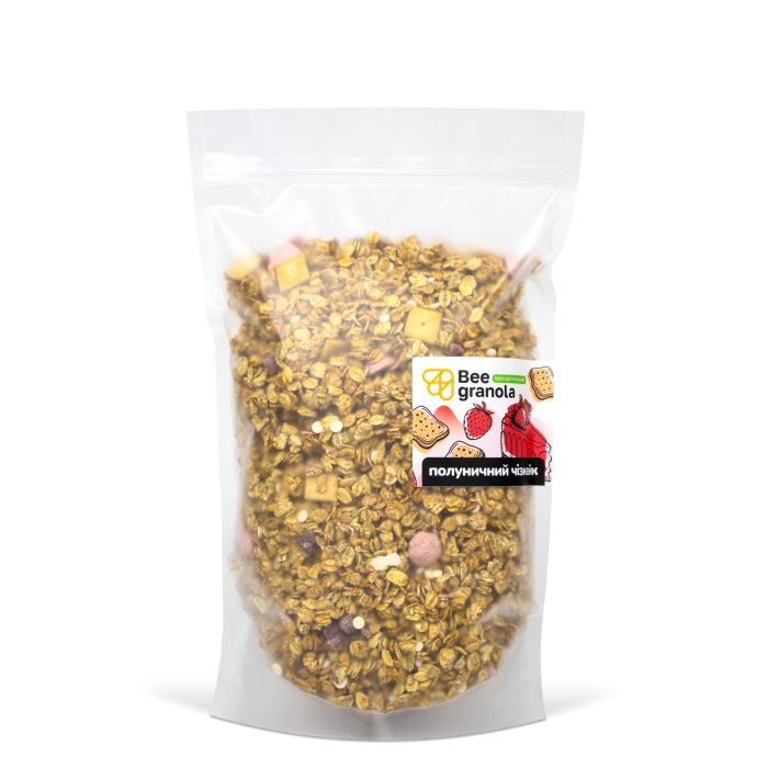 Гранола Bee Granola Клубничный чизкейк 1 кг Фото