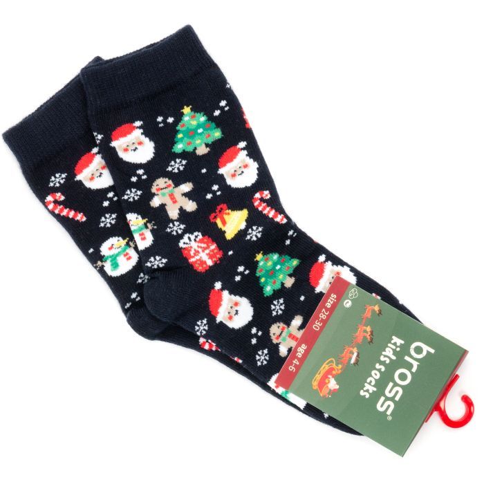 Носки детские Bross новогодние Фото