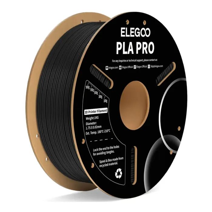 Пластик для 3D-принтера ELEGOO PLA PRO 1кг, 1.75мм, black Фото