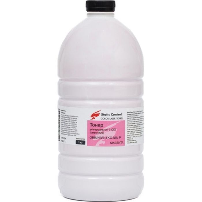 Тонер Static Control Okidata 3 (Glossy) 1кг magenta фасовка Фото