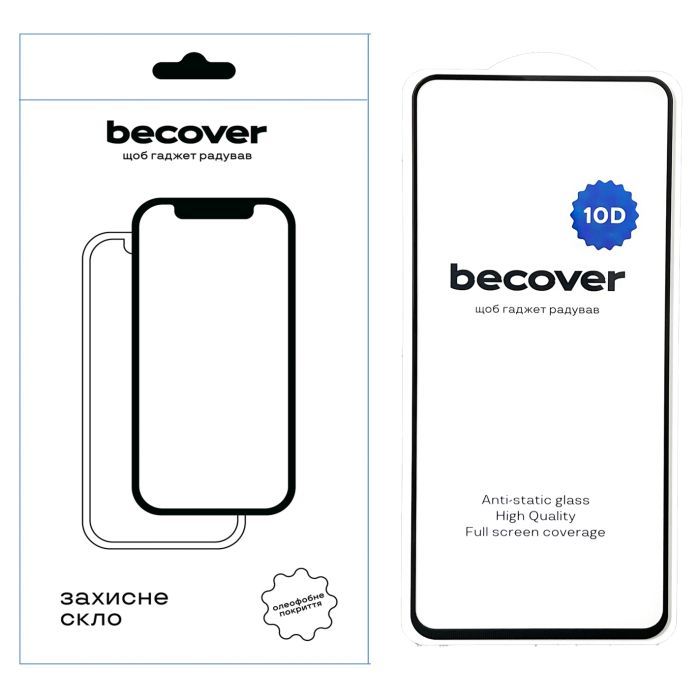 Стекло защитное BeCover Samsung Galaxy A06 SM-A065 10D Black Фото