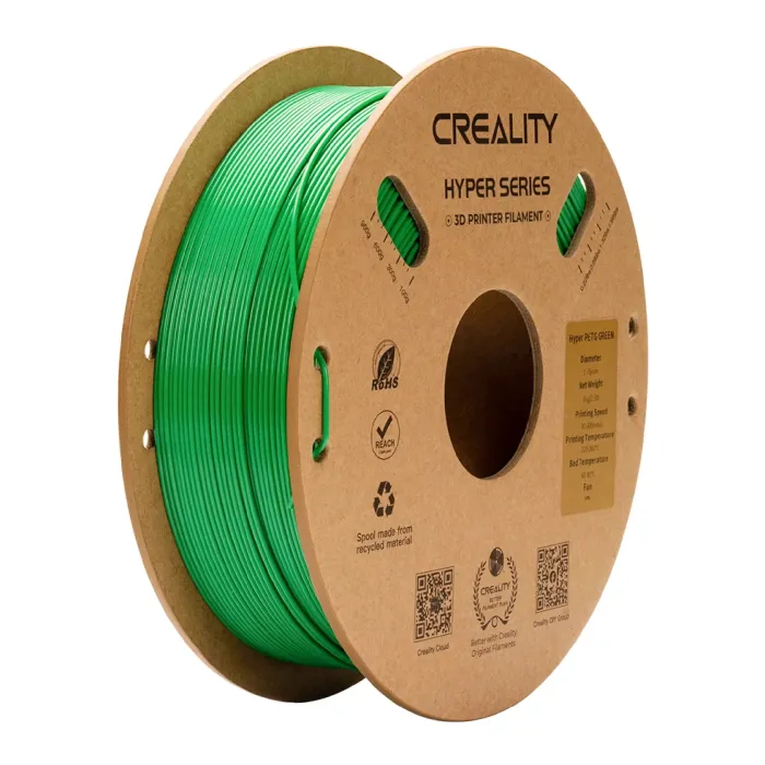 Пластик для 3D-принтера Creality Hyper PETG 1.75мм, green, 1кг Фото