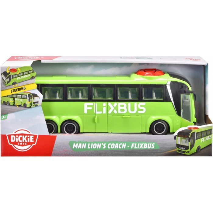 Спецтехника Dickie Toys Туристичний автобус Фліксбас 26,5 см Фото 5