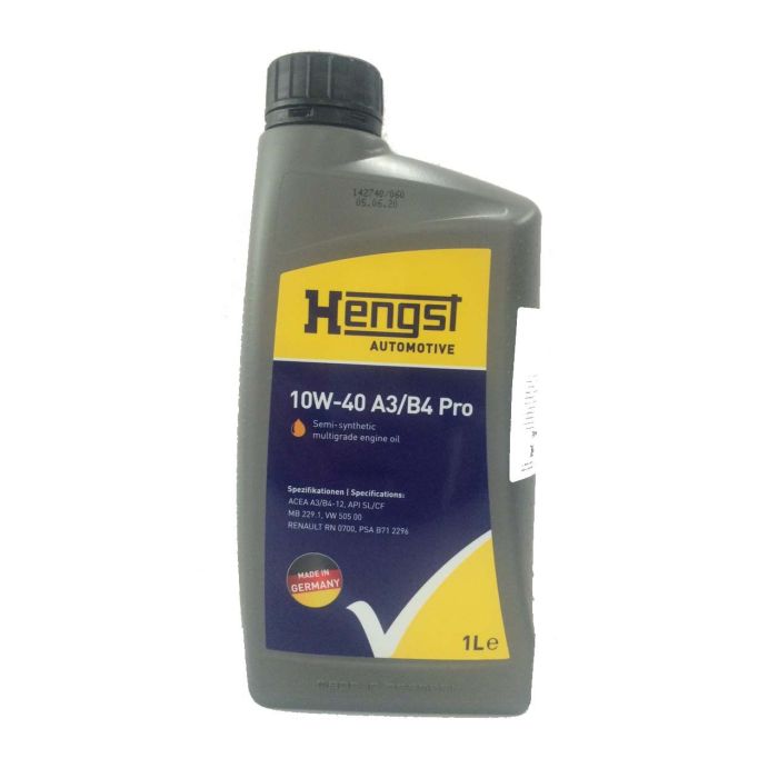 Моторное масло HENGST 10W-40 A3/B4 Pro, 1л Фото
