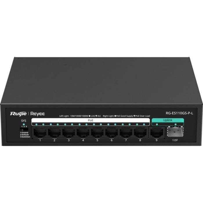 Коммутатор сетевой Ruijie Networks RG-ES110GS-P-L Фото
