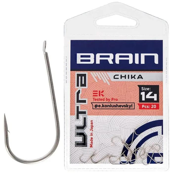 Крючок Brain Ultra Chika 14 (20шт/уп) Фото