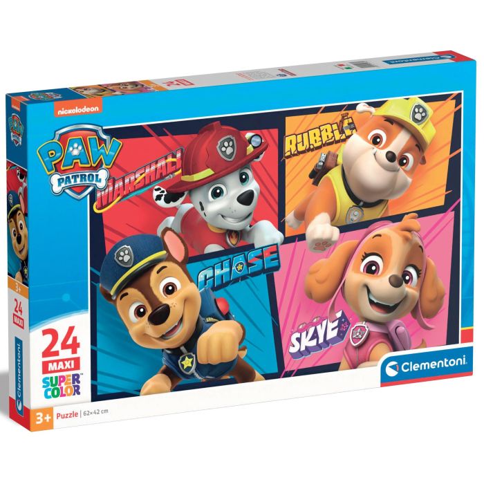 Пазл Clementoni Paw Patrol. Новая серия MAXI 24 элемента Фото