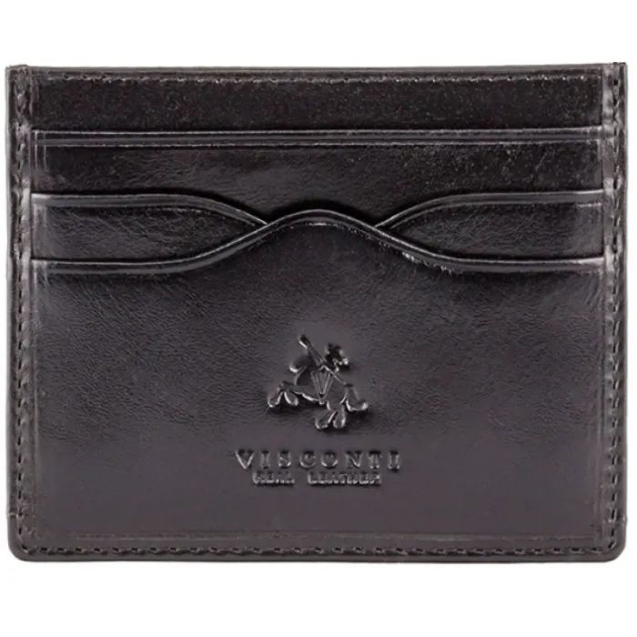 Кардхолдер Visconti MZ1 Pompei Italian Black Фото