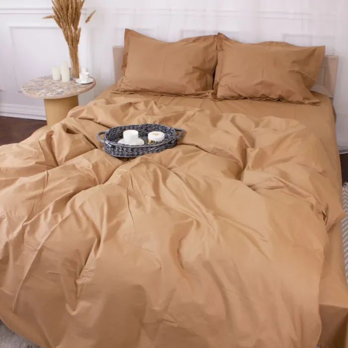 Постельное белье MirSon Poplin Line 015 Sandy 110x140 Фото